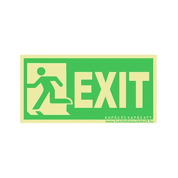 Exit (ISO) utánvilágító tábla