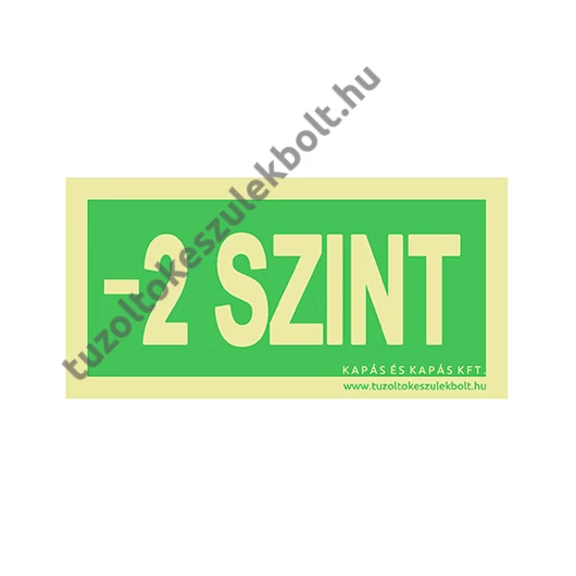 -2 szint utánvilágító tábla