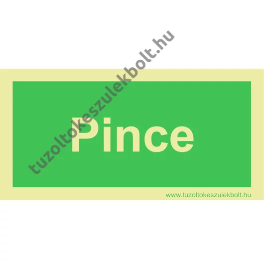 Pince utánvilágító tábla