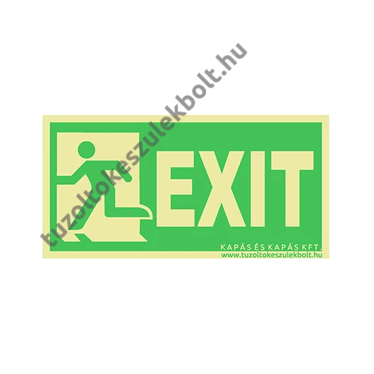 Exit (ISO) utánvilágító tábla